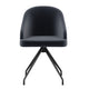 Gray Velvet/Oil Rubbed Bronze |#| Velvet Upholstered Stationary Swivel Home Office Chair -Gray/Oil Bronze