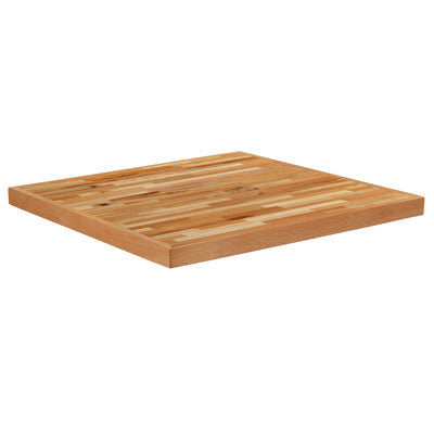 Square Butcher Block Style Table Top - View 1