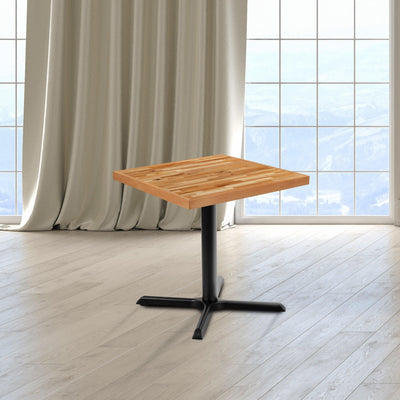 Square Butcher Block Style Table Top - View 2