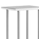 24"W x 18"D |#| Commercial Stainless Steel 18 Gauge Work Table with Undershelf - 24x18