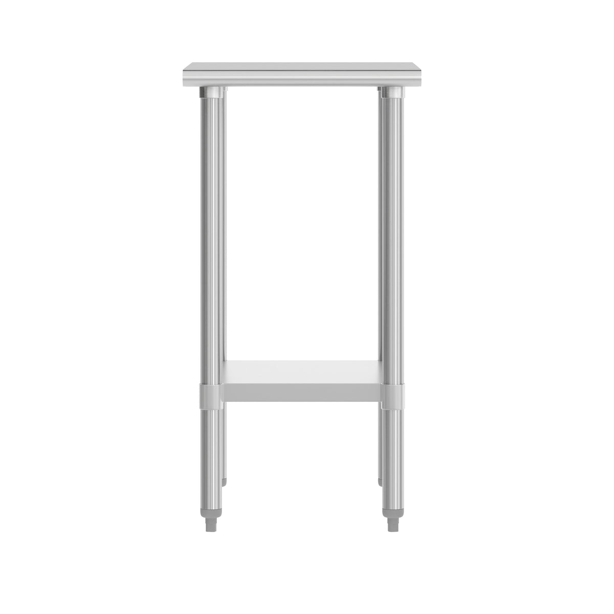 24"W x 18"D |#| Commercial Stainless Steel 18 Gauge Work Table with Undershelf - 24x18