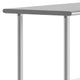 48"W x 30"D x 34.5"H |#| Commercial Stainless Steel 18 Gauge Work Table with Undershelf - 30x48