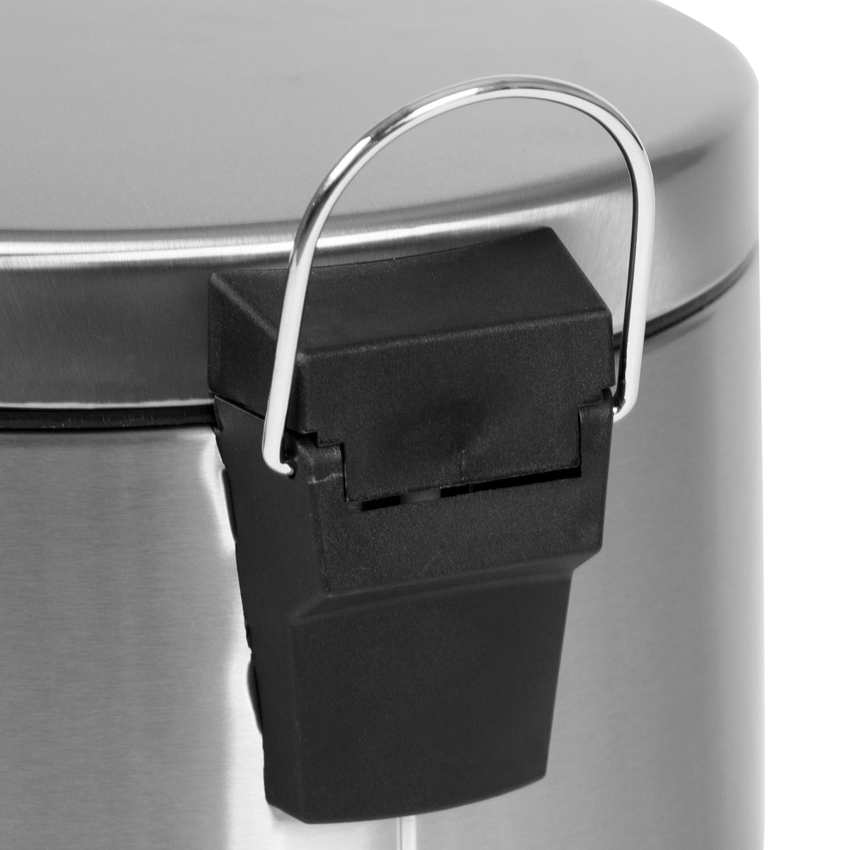 12L (3.2 Gallons) |#| Stainless Steel Imprint Resistant Soft Close, Step Trash Can - 3.2 Gallons (12L)