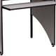 Nebula Grey |#| Starter Study Carrel in Nebula Grey Finish - School Furniture - Computer Carrel