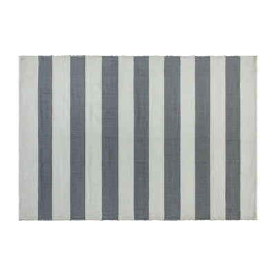 Striped Handwoven Indoor/Outdoor Cabana Style Stain Resistant Area Rug