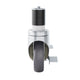 Set of 4 Commercial Heavy Duty Casters with 2 Swivel Casters, 2 Locking Casters