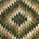 Green,4' x 5' |#| Southwestern Style Diamond Patterned Indoor Area Rug - Green - 4' x 5'