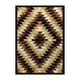 Brown,6' x 9' |#| Southwestern Style Diamond Patterned Indoor Area Rug - Brown - 6' x 9'