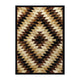 Brown,6' x 9' |#| Southwestern Style Diamond Patterned Indoor Area Rug - Brown - 6' x 9'