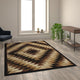 Brown,6' x 9' |#| Southwestern Style Diamond Patterned Indoor Area Rug - Brown - 6' x 9'