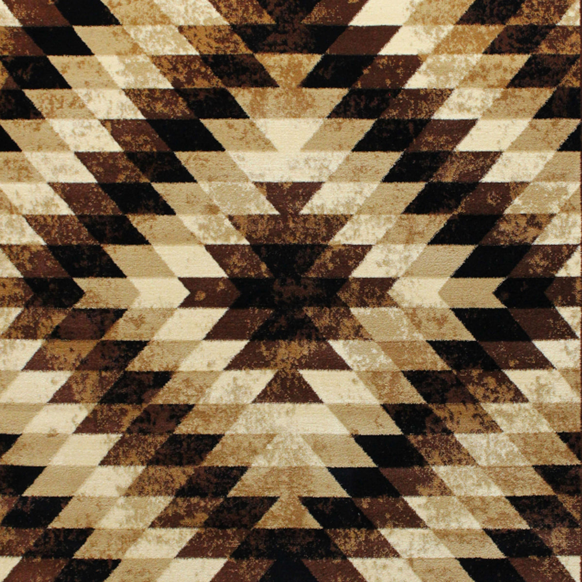 Brown,6' x 9' |#| Southwestern Style Diamond Patterned Indoor Area Rug - Brown - 6' x 9'