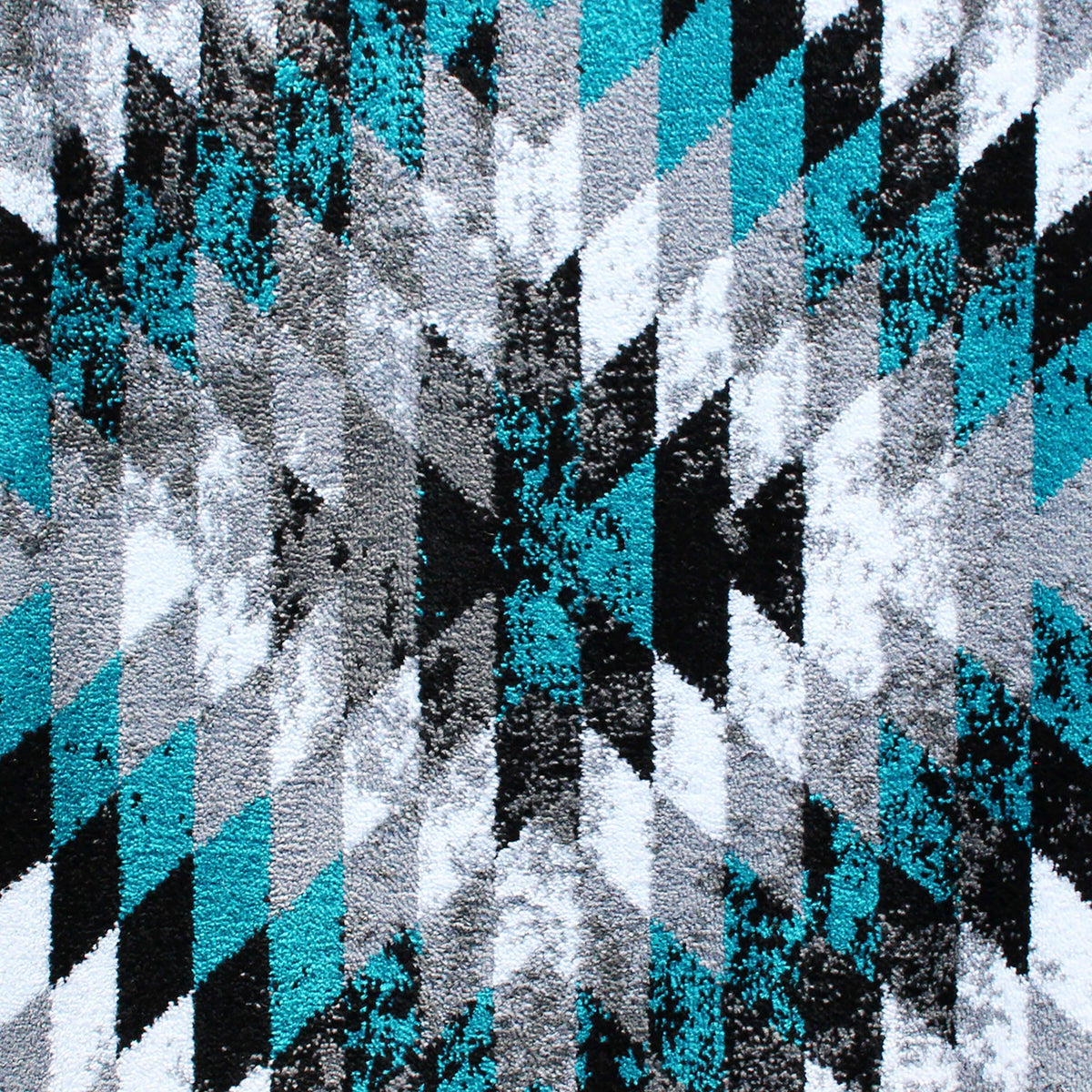 Turquoise,2' x 11' |#| Southwestern Style Diamond Patterned Indoor Area Rug - Turquoise - 2' x 11'