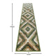 Green,2' x 11' |#| Southwestern Style Diamond Patterned Indoor Area Rug - Green - 2' x 11'