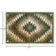 Green,2' x 3' |#| Southwestern Style Diamond Patterned Indoor Area Rug - Green - 2' x 3'