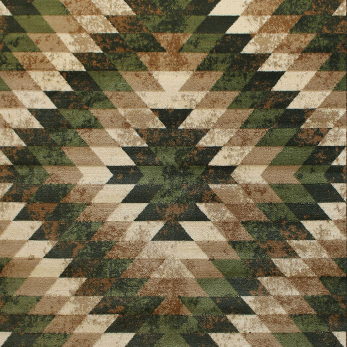 Green,5' x 7' |#| Southwestern Style Diamond Patterned Indoor Area Rug - Green - 5' x 7'