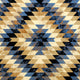 Blue,4' x 5' |#| Southwestern Style Diamond Patterned Indoor Area Rug - Blue - 4' x 5'