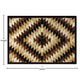 Brown,5' x 7' |#| Southwestern Style Diamond Patterned Indoor Area Rug - Brown - 5' x 7'