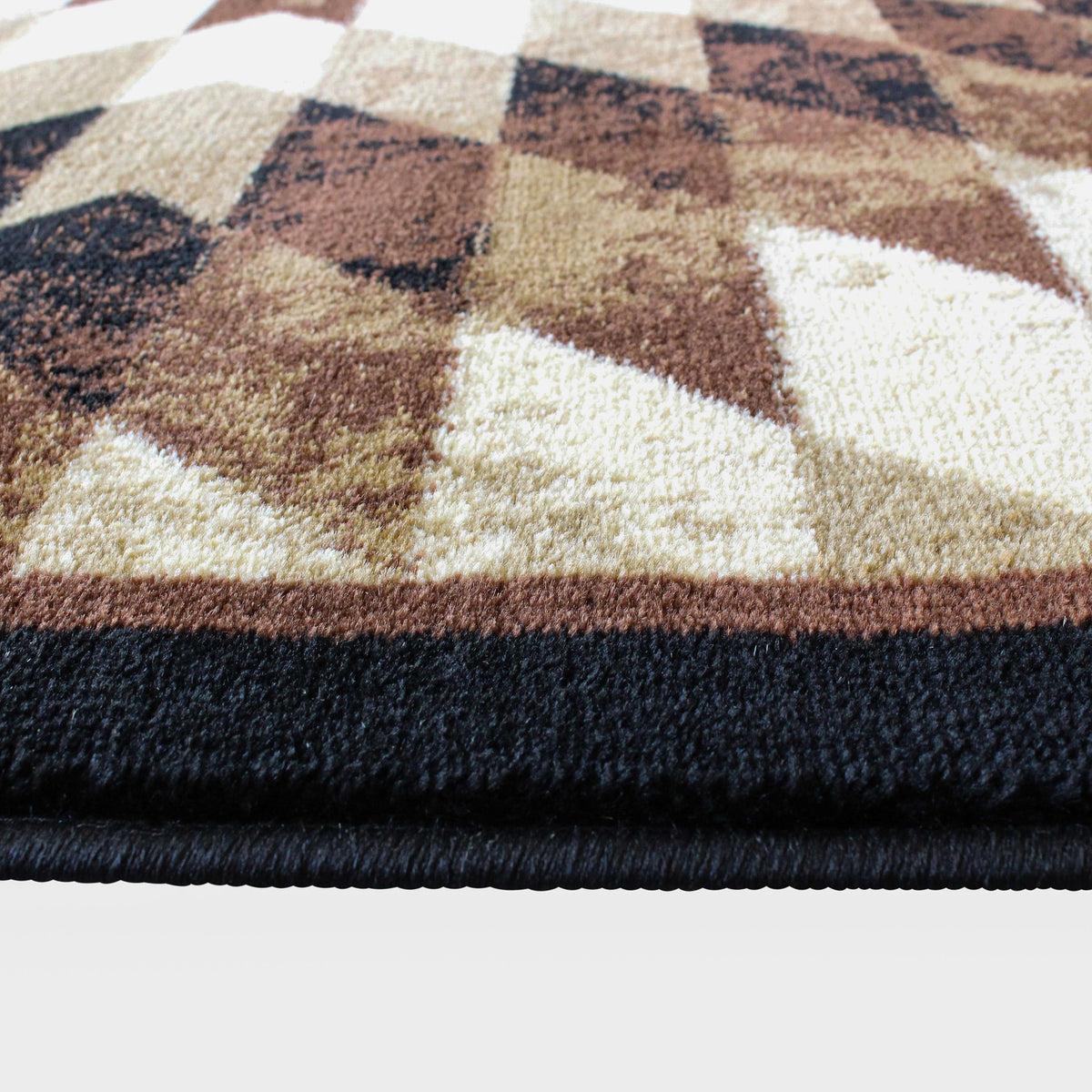 Brown,5' x 7' |#| Southwestern Style Diamond Patterned Indoor Area Rug - Brown - 5' x 7'