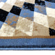 Blue,5' x 7' |#| Southwestern Style Diamond Patterned Indoor Area Rug - Blue - 5' x 7'