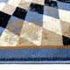 Blue,5' x 7' |#| Southwestern Style Diamond Patterned Indoor Area Rug - Blue - 5' x 7'