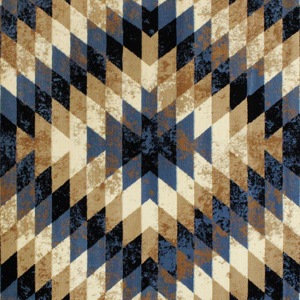 Blue,2' x 7' |#| Southwestern Style Diamond Patterned Indoor Area Rug - Blue - 2' x 7'