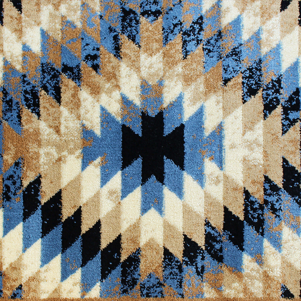 Blue,2' x 7' |#| Southwestern Style Diamond Patterned Indoor Area Rug - Blue - 2' x 7'