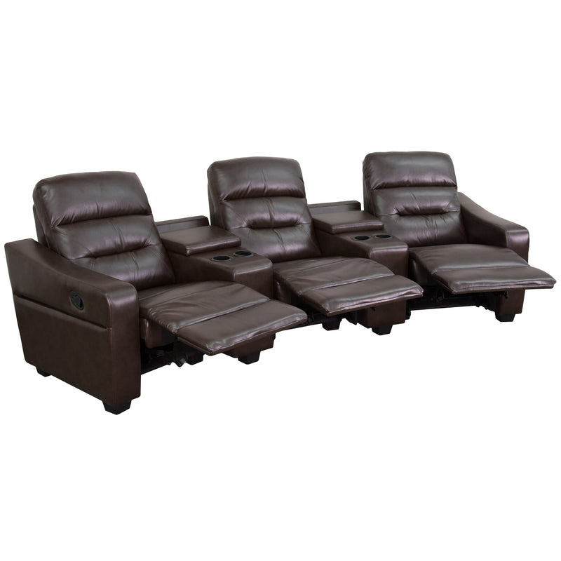 3 Seat Home Theater Recliners Bt 70380