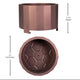 Bronze |#| Commercial Grade 27" Outdoor Smokeless Wood Burning Fire Pit - Bronze