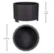 Black |#| Commercial Grade 27" Outdoor Smokeless Wood Burning Fire Pit - Black