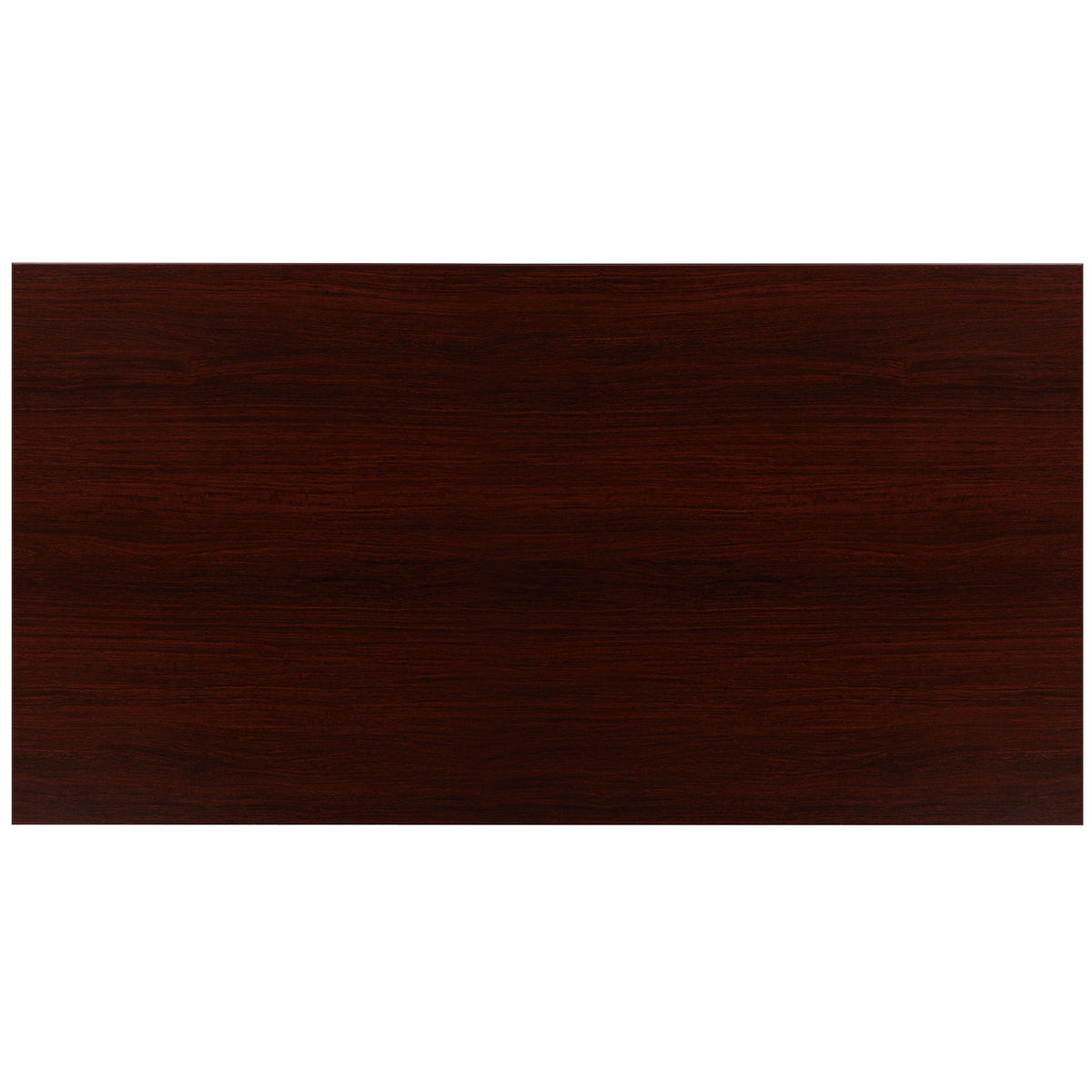 Mahogany Top/Black Frame |#| Industrial Modern Desk-47inchL Commercial Grade Home Office Desk-Mahogany/Black
