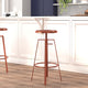 Rose Gold |#| Industrial Style Barstool w/Swivel Lift Adjustable Height Seat/ Rose Gold Finish