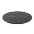 Black Faux Marble |#| Commercial 24" Round HPL Wrapped All-Weather Tabletop in Black Faux Marble