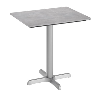 24" x 30" Commercial All-Weather Seamless Surface Tabletop with Crisscross Base - View 1