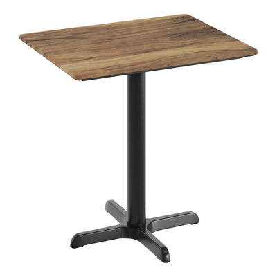 24" x 30" Commercial Seamless Surface Tabletop with Table Height Crisscross Base - View 1