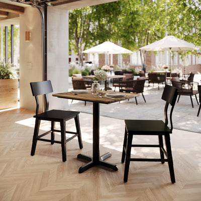 24" x 30" Commercial Seamless Surface Tabletop with Table Height Crisscross Base - View 2