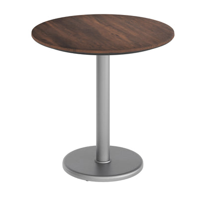 31.5" Round Commercial All-Weather Seamless Surface Tabletop with Base - View 1