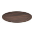 Dark Brown |#| Commercial 31.5" RD HPL Wrapped Scratch, Stain Resistant Tabletop-Faux Concrete
