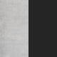 Gray Faux Concrete/Black Base |#| Commercial 36" RD Gray Faux Concrete HPL Tabletop with Black Bar Height RD Base