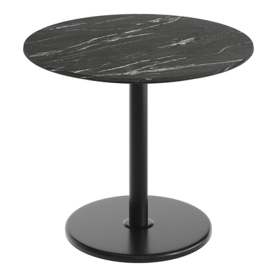 36" Round Commercial Seamless Surface Tabletop with Table Height Base - View 1
