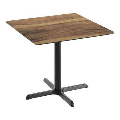 36" Square Seamless Surface Tabletop with Table Height Crisscross Base - View 1