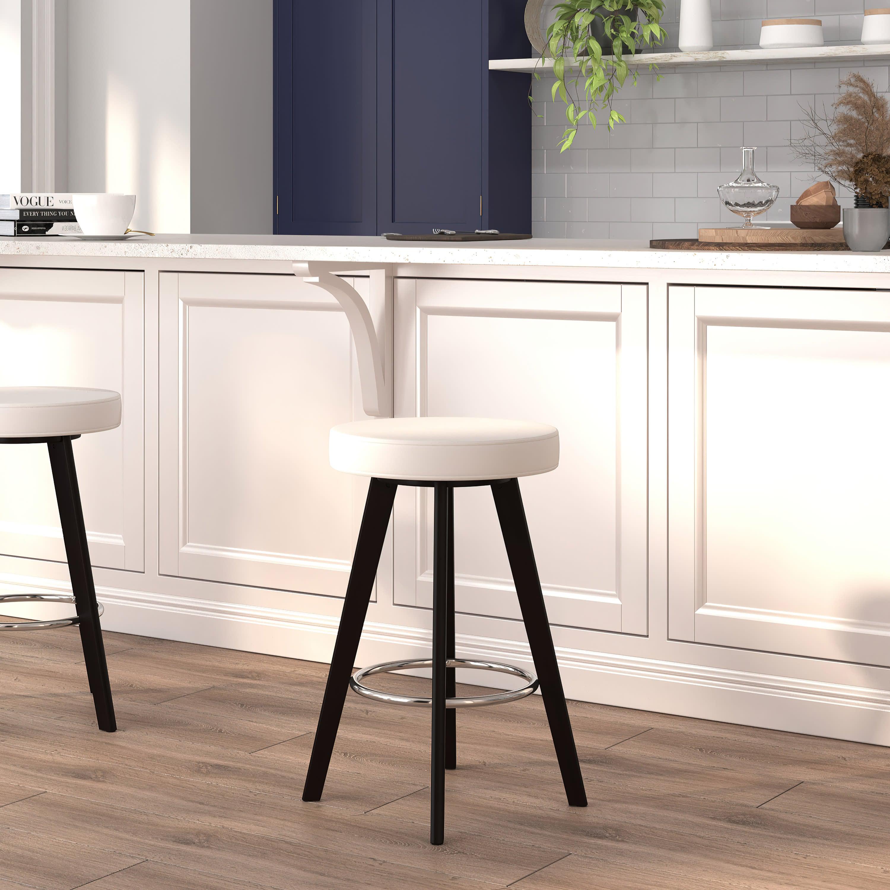Vinyl sales counter stools