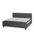 Tribeca Tufted Upholstered Platform Bed with 10 Inch CertiPUR-US Certified Foam and Pocket Spring Mattress