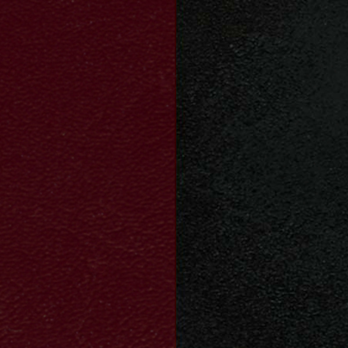 Burgundy Vinyl Seat/Black Metal Frame |#| Black Two-Slat Ladder Back Metal Restaurant Barstool - Burgundy Vinyl Seat