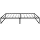 Twin |#| 14inch Twin Metal Platform Bed Frame with Steel Slat Supports-No Foundation Needed