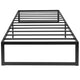 Twin |#| 14inch Twin Metal Platform Bed Frame with Steel Slat Supports-No Foundation Needed