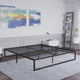 King |#| 14inch King Metal Platform Bed Frame with Steel Slat Supports-No Foundation Needed