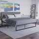 King |#| 14inch King Metal Platform Bed Frame with Steel Slat Supports-No Foundation Needed