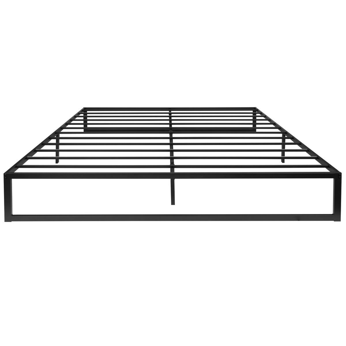 King |#| 14inch King Metal Platform Bed Frame with Steel Slat Supports-No Foundation Needed