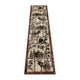 Brown,2' x 7' |#| Wildlife Themed Plush Indoor Area Rug in Shades of Brown - 2' x 7'