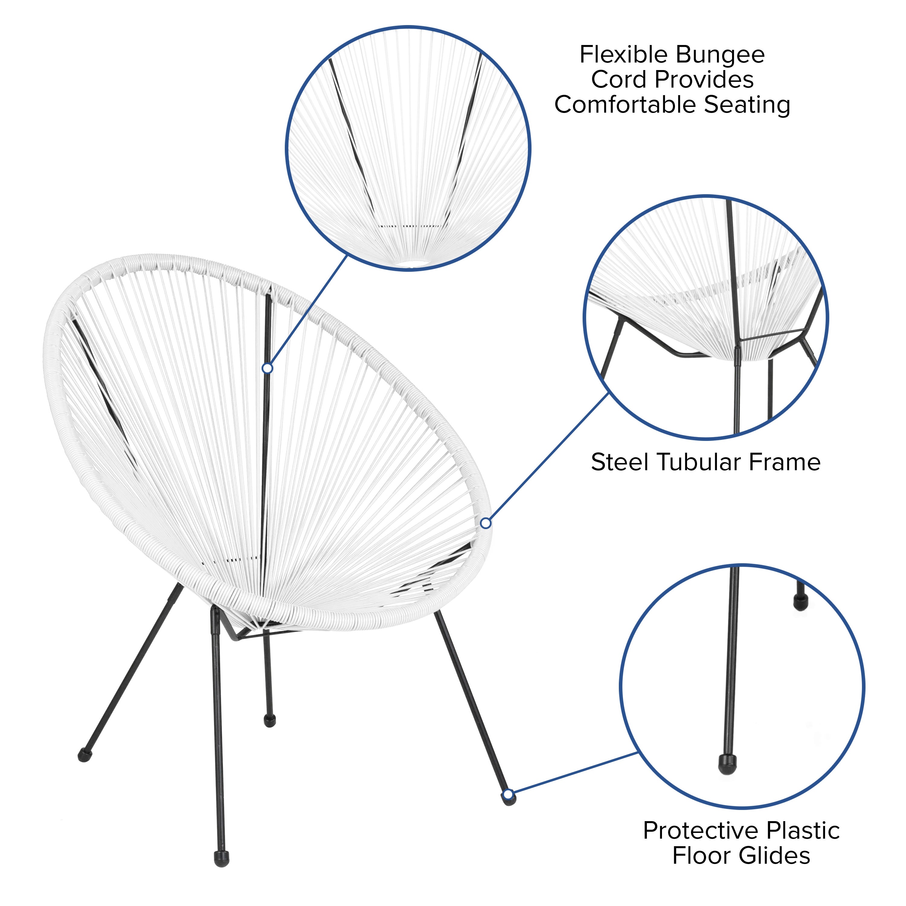 Bungee shop papasan chair